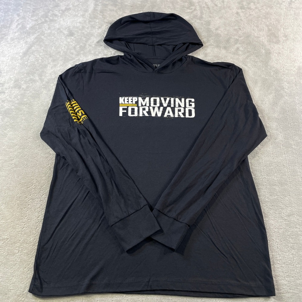 Til Valhalla Project Hoodie Shirt Men Large Keep Moving Forward Veteran Suppport